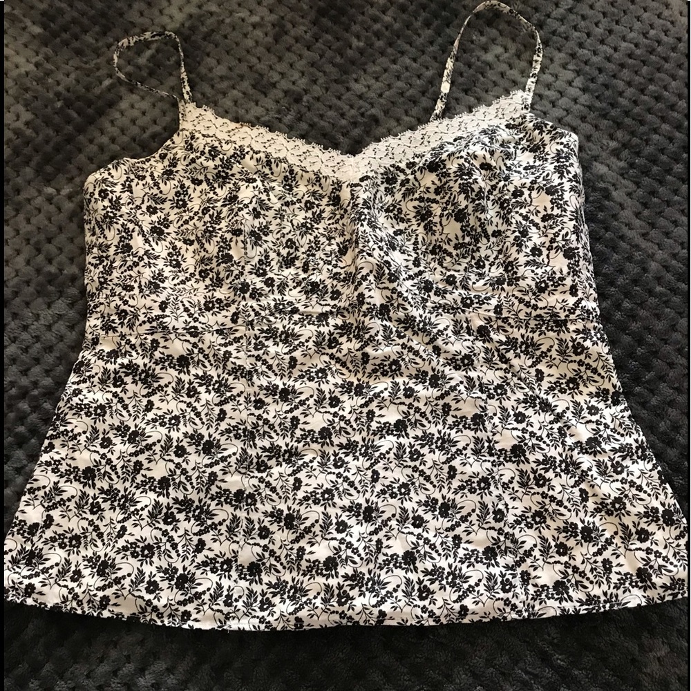 Ann Taylor Spaghetti Top Lined Y2K
